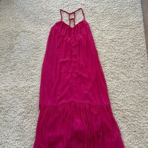 Pink maxi dress